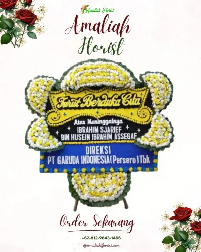 Papan Bunga Duka di Sindulang Dua